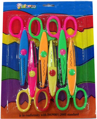 

AOC Zigzag Scissors(Set of 6, Multicolor)