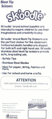 

SKOODLE SK10120 Scissors(Set of 1, MULTI COLOR)