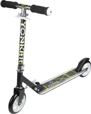 

Yonker YONKER Heavy Metallic Big Size 2 Wheel Height Adjustable Scooter For Kids - (YS1005) BLACK - JUNIOR SIZE Stunt Scooter(Black)