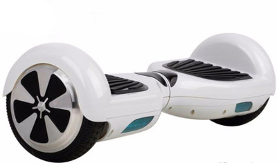 

Emob Hover board with RGB LED Light Electric Drifting Board Speedway Bluetooth Music Speaker with ABS Feature Self Balance Wheel Electric Scooter(White)