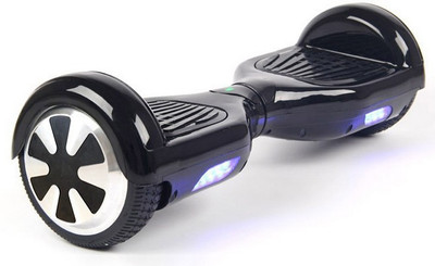 

sky wings black hoverboard Electric Scooter(Black)