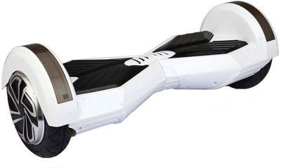 Infinitycarts 8" Self Balancing Electric Scooter(White, Black)