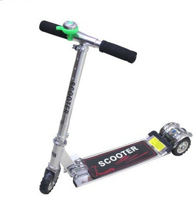 

Sreshta Kids 3 Wheeler Sliver Foldable Height Adjustable S SCOOTER Scooter(Silver)
