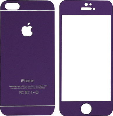 

GadgetM Front and Back Screen Guard for Apple Iphone 5, Purple