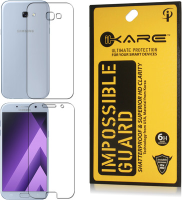 

iKare Front and Back Screen Guard for Samsung Galaxy A7 2017 Front and back, Transparent