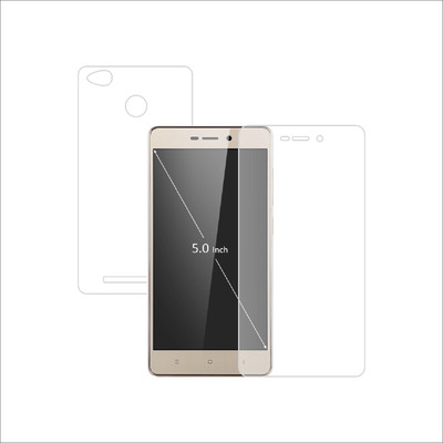 CASE CREATION Front and Back Screen Guard for Mi Redmi 3S Prime(Pack of 2)