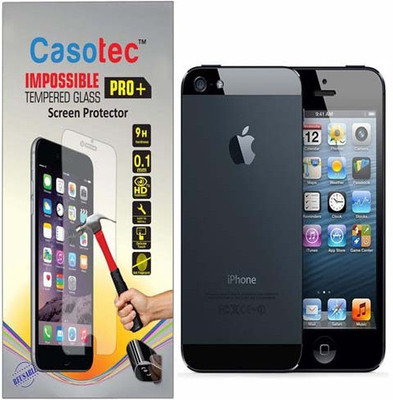

Casotec Front and Back Screen Guard for Apple iPhone 5, Apple iPhone 5S(Pack of 1), Transparent