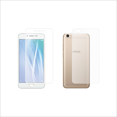 

Case Creation Front and Back Screen Guard for Vivo V5(Pack of 2), Transparent
