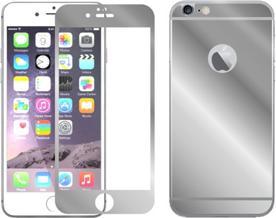 

Jexter Front and Back Screen Guard for Apple iPhone 6 Plus, Apple iPhone 6s Plus(Pack of 2), Silver;transparent