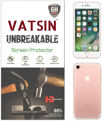 

Vatsin Front and Back Screen Guard for Apple iPhone 7(Pack of 1), Transparent