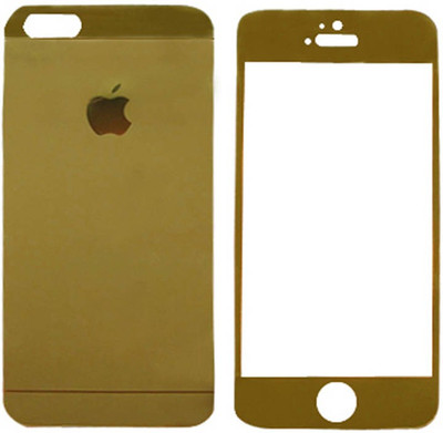 

Tiwari Collection Front and Back Screen Guard for Apple Iphone 5G, Gold