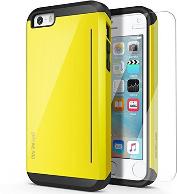 

Obliq Front and Back Screen Guard for Apple iPhone 5s, Apple iPhone 5, Black;yellow