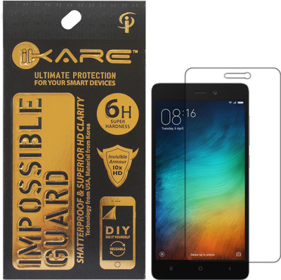 

iKare Impossible Screen Guard for Xiaomi Redmi 3(Pack of 1), Transparent