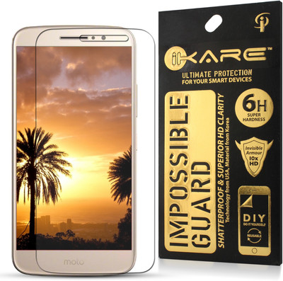 

iKare Impossible Screen Guard for Motorola M(Pack of 1), Transparent