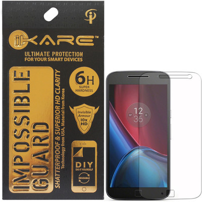 

iKare Impossible Screen Guard for Motorola Moto G (4th Generation) Plus, Moto G4(Pack of 1), Transparent