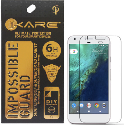 

iKare Impossible Screen Guard for Google Pixel(Pack of 1), Transparent