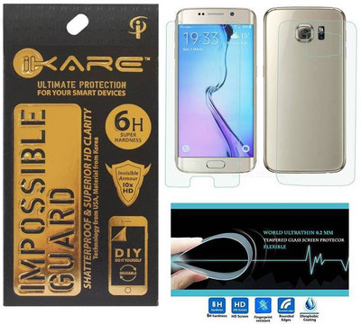 

iKare Front and Back Screen Guard for Samsung Galaxy S6 Edge Plus, Transparent