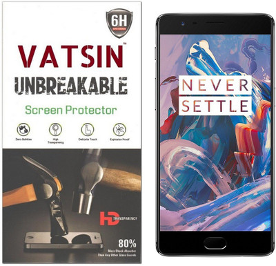 

Vatsin Screen Guard for OnePlus 3T(Pack of 1), Transparent