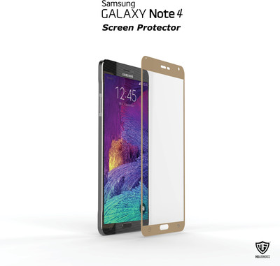

Moarmouz Screen Guard for Samsung Note 4, Gold
