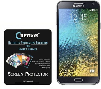 

Chevron Screen Guard for Samsung Galaxy E7(Pack of 4), Transparent