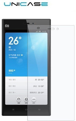 

Unicase Screen Guard for Mi 3, Transparent