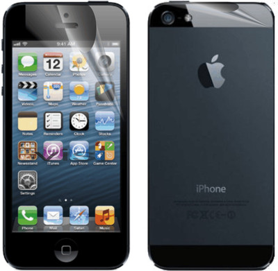 

lively links Screen Guard for apple iphone 5 front & back, Transeparent