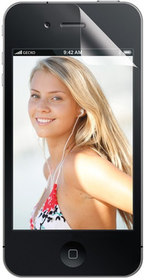 

Gecko Screen Guard for Apple iPhone 4s, 4(Pack of 2), Clear