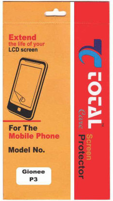 

Total Care Screen Guard for Gionee Pioneer P3, Crystal clear