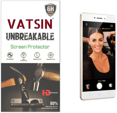

Vatsin Screen Guard for Anti Shock Screen Guard Oppo F1, Transparent