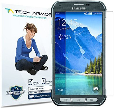 Tech Armor Screen Guard for Samsung Galaxy S5, Clear