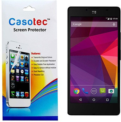 

Casotec Screen Guard for Yu Yunique(Pack of 1), Transparent