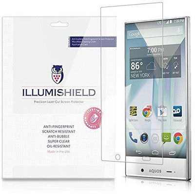 

iLLumiShield Screen Guard for Sharp aquos crystal, Transparent