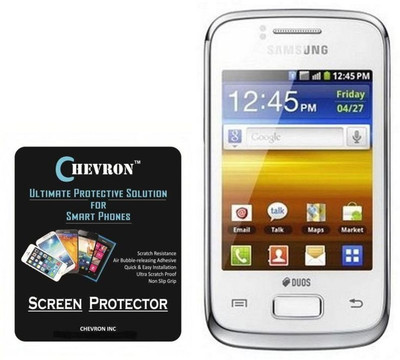 

Chevron Screen Guard for Samsung Galaxy Y Duos S6102(Pack of 4), Transparent