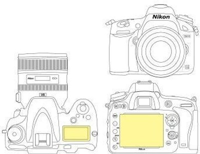 

MartinFields Screen Guard for Nikon D610, Transparent