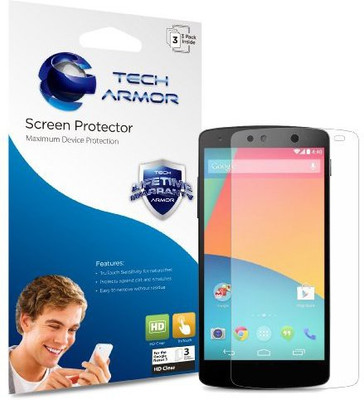 

Tech Armor Screen Guard for Google Nexus 5 Smartphone, Clear