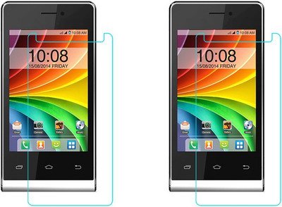 ACM Tempered Glass Guard for Intex Aqua V4(Pack of 2)