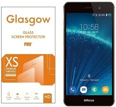 Glasgow Tempered Glass Guard for InFocus M808(Pack of 1)