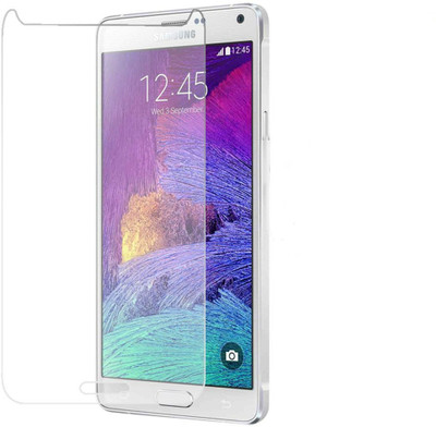 QAWACHH Tempered Glass Guard for Samsung Galaxy Note 4 (Buy1 Get1) (Free Wipes Kit)(Pack of 1)