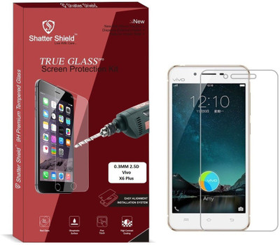 Shatter Shield Tempered Glass Guard for Vivo X6 Plus (5.7" Inch Display), Transparent