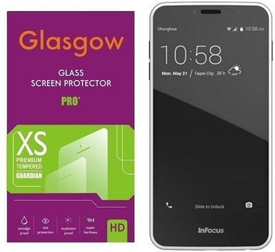 Glasgow Tempered Glass Guard for InFocus M370i(Pack of 1)