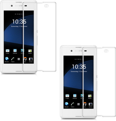 MudShi Tempered Glass Guard for Sony Xperia E3(Pack of 2)