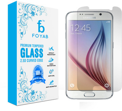 

Foyab Tempered Glass Guard for SAMSUNG Galaxy S6, Transparent