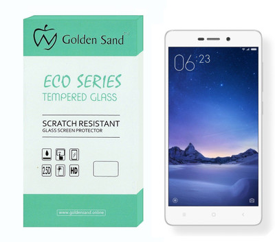 Golden Sand Tempered Glass Guard for Mi Redmi 3S, Mi Redmi 3S Prime(Pack of 1)