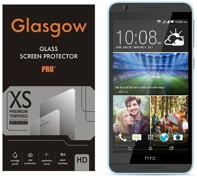 Glasgow Tempered Glass Guard for HTC Desire 820G+(Pack of 1)