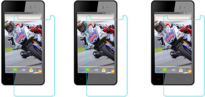 ACM Tempered Glass Guard for Lava Iris 406q(Pack of 3)