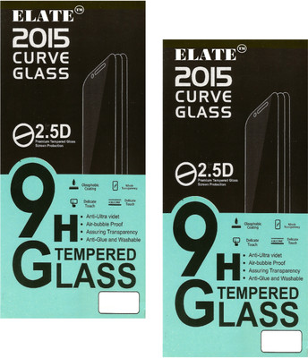 Elate Tempered Glass Guard for Micromax CANVAS2 COLOURS A120s(Pack of 2)