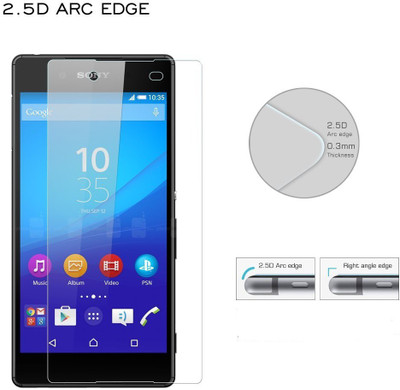 zZeonee Tempered Glass Guard for Sony Xperia M5 / Sony Xperia M5 Dual SIM(Pack of 1)