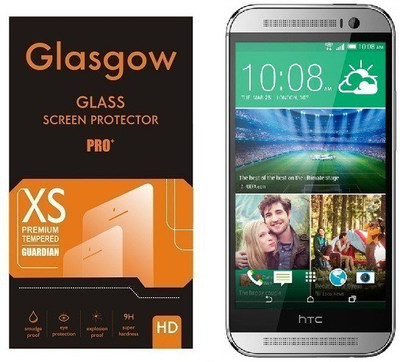 Glasgow Tempered Glass Guard for HTC One M8(Pack of 1)