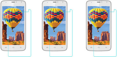 ACM Tempered Glass Guard for Intex Aqua I14(Pack of 3)