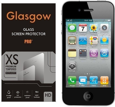 Glasgow Tempered Glass Guard for Apple iPhone 4s(Pack of 1)